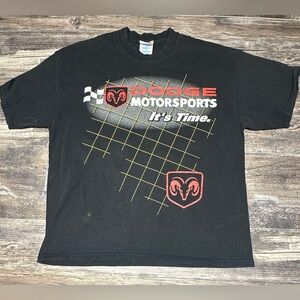 Vintage Y2K - Dodge Motorsports T-Shirt - XL - Ram Racing Tee